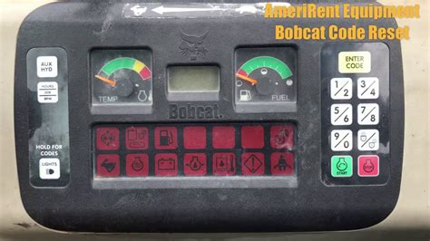 07-10 Heat the oil in the hydraulic system. . Bobcat error code m7748